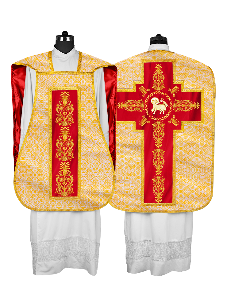 FIDDLEBACK WITH EMBROIDERED ORPHERY