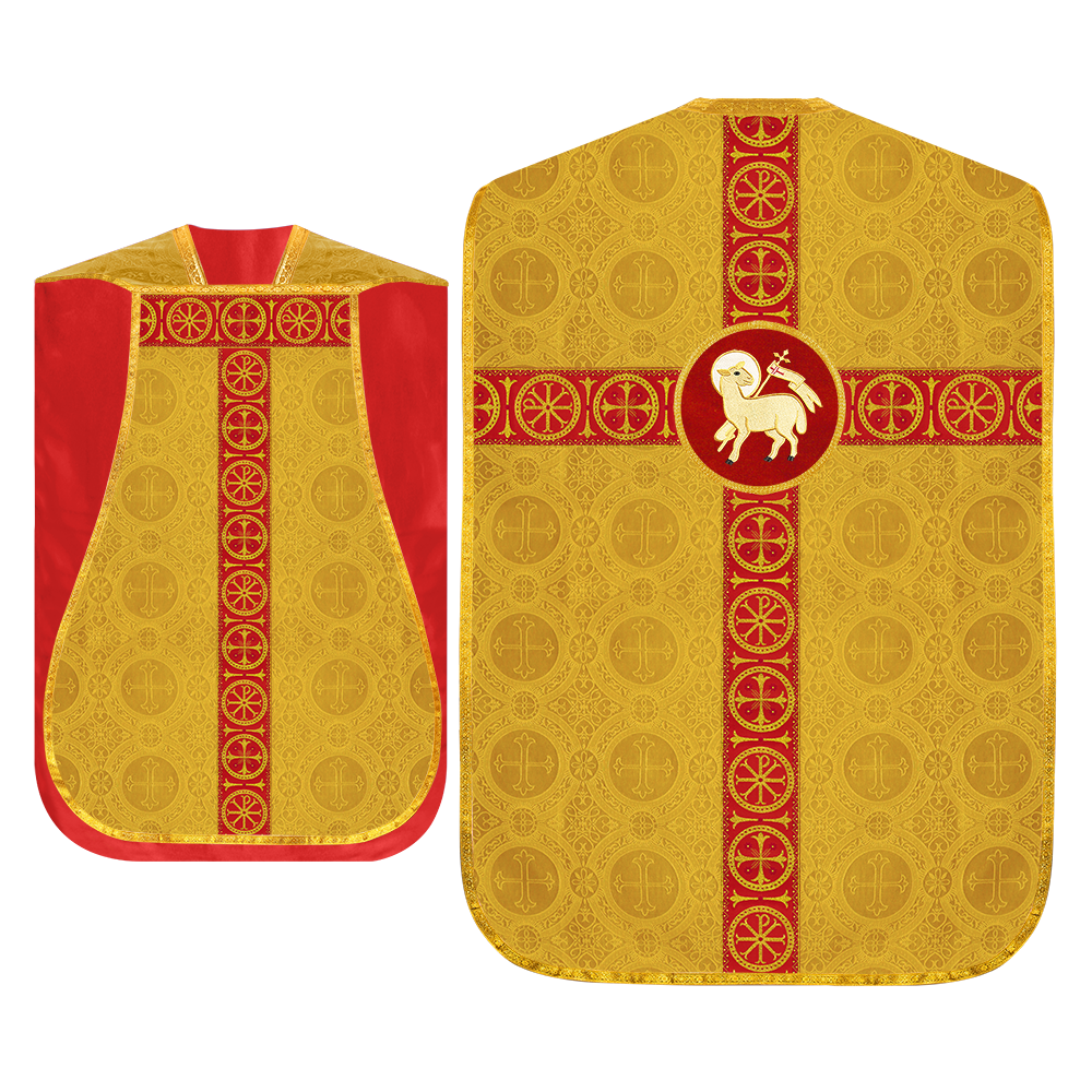 Roman Chasuble with Adorned Orphrey