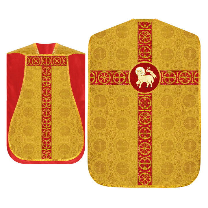 Roman Chasuble with Adorned Orphrey