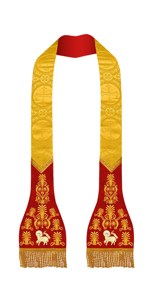 Roman Stole with embroidered motif