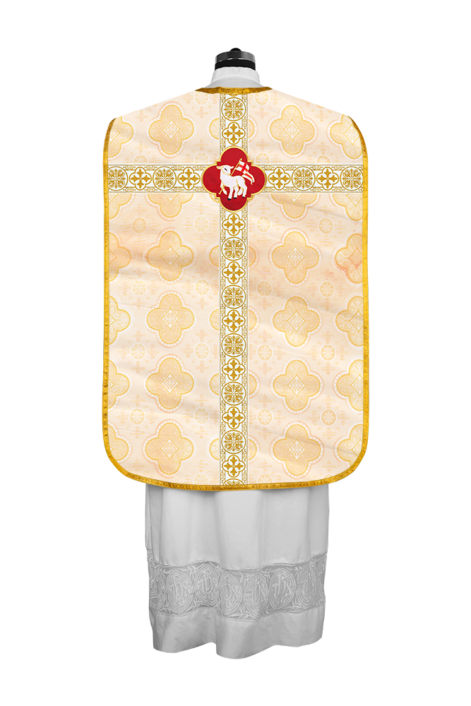 Vestimentas con espalda de violín con motivo y cruz Orphrey