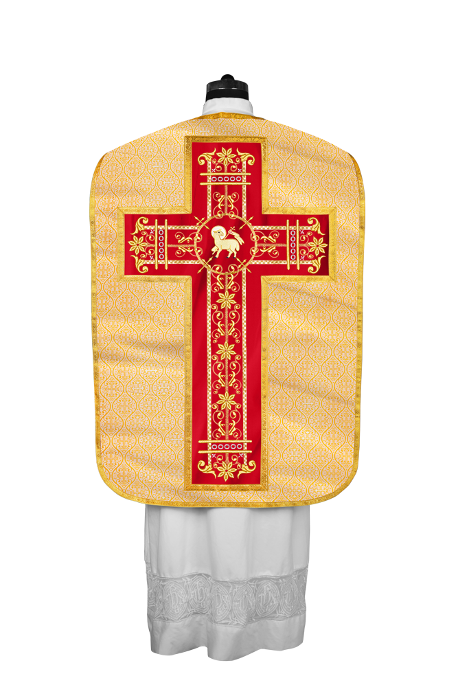 Vestimentas católicas con espalda de violín 