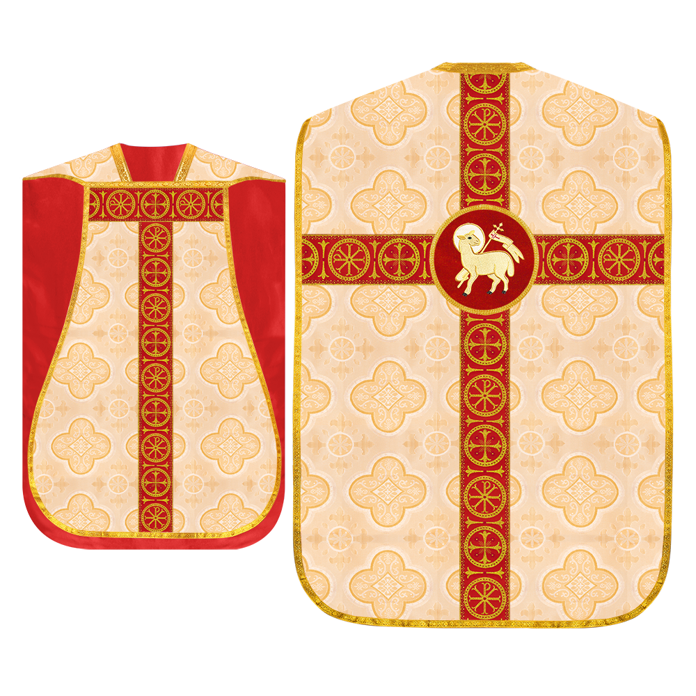 Roman Chasuble with Adorned Orphrey