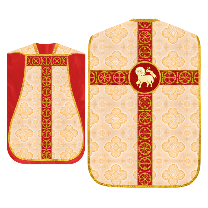 Roman Chasuble with Adorned Orphrey