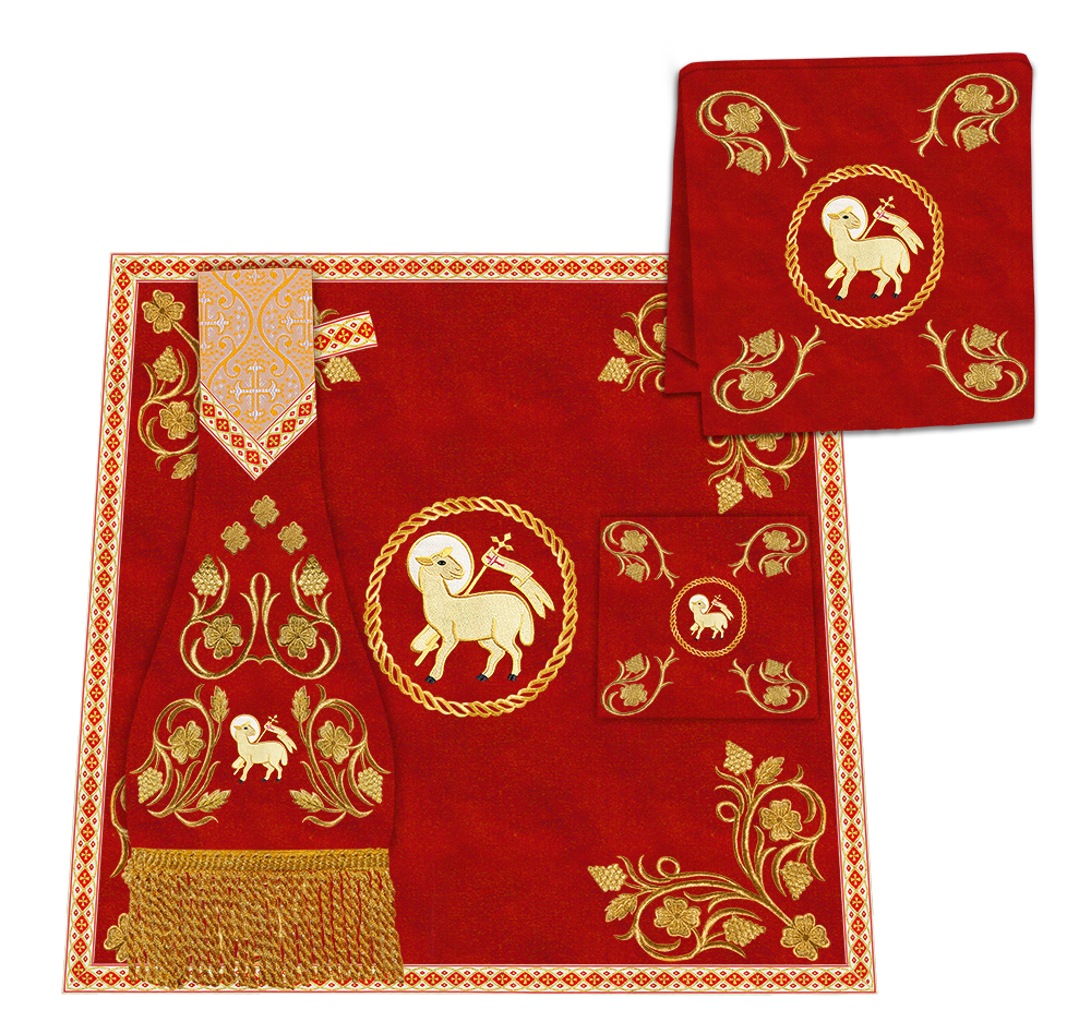 Roman Cope Vestment with Grapes Embroidered trims