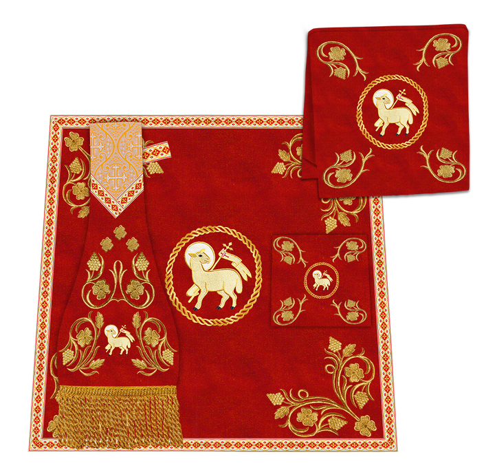 Roman Cope Vestment with Grapes Embroidered trims