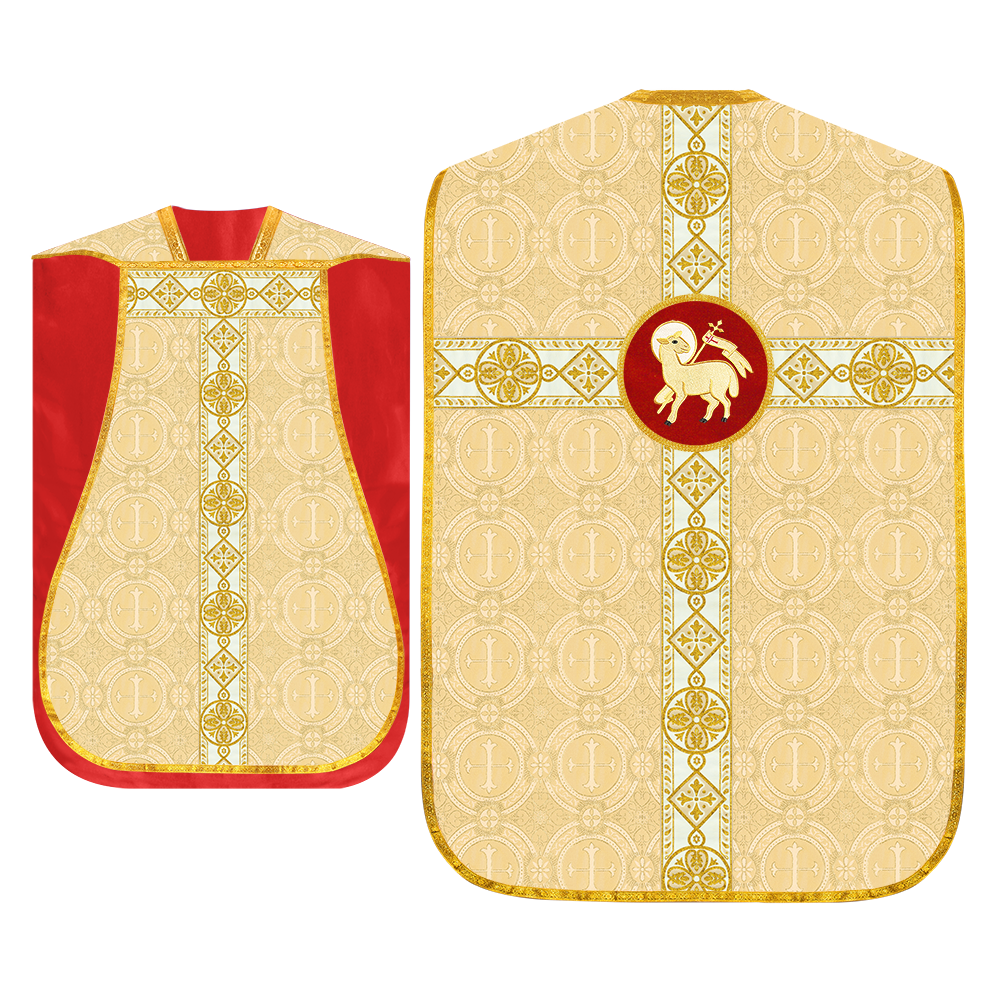 Fiddleback Vestment adorned with lace