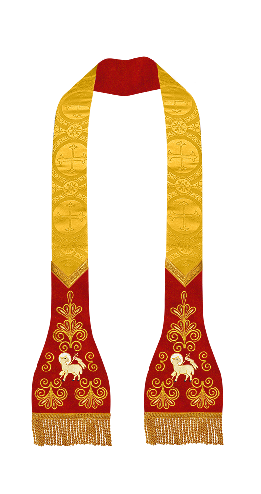 Roman Stole with Liturgical motif