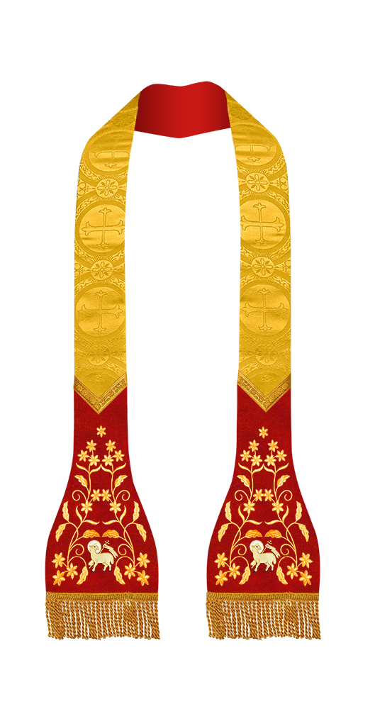 Roman Stole with Floral design