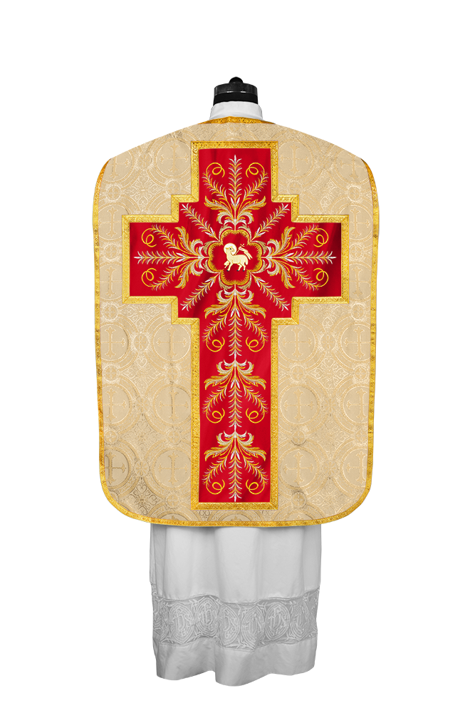 Roman Chasuble with liturgical motifs