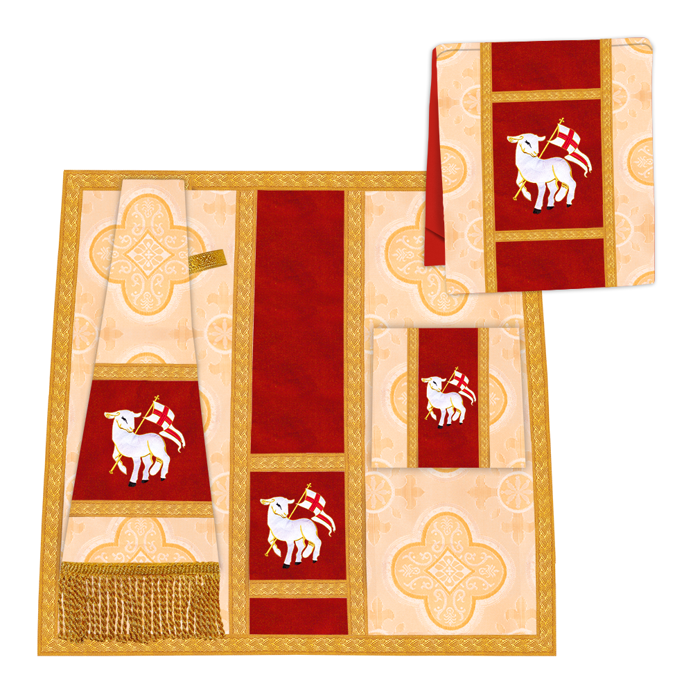 Vestimenta con espalda de violín y motivo bordado 