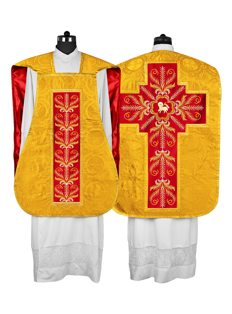 Roman Chasuble with liturgical motifs