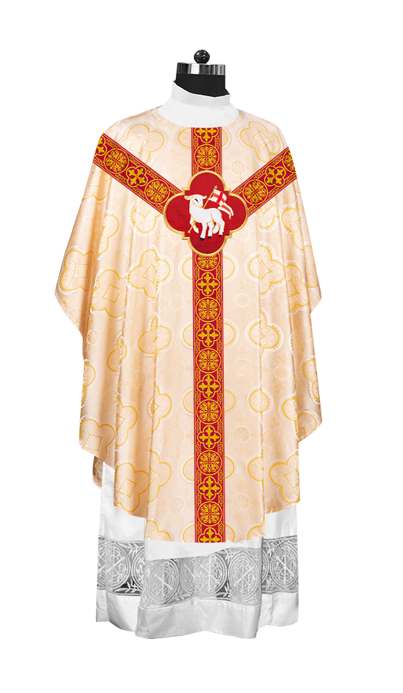 Gothic Chasuble with Ornate Braided Trims