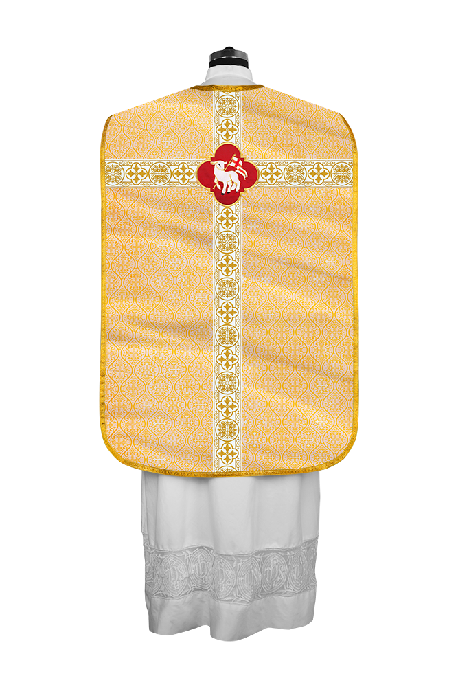 Vestimentas con espalda de violín con motivo y cruz Orphrey