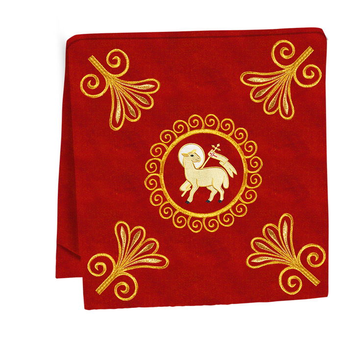 Elegant Church Mass Set with Embroidered Motifs