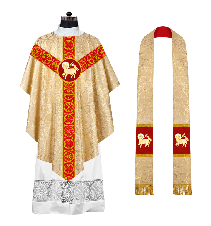 Pugin Chasuble with Designer orphrey