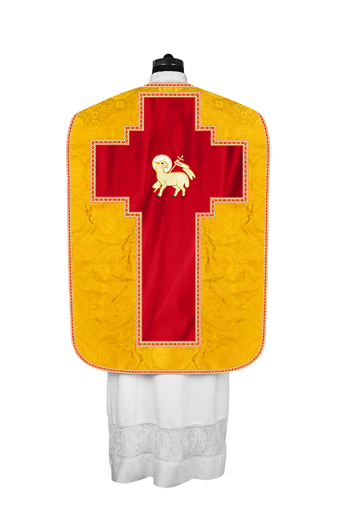 Roman chasuble with Motif and Trims
