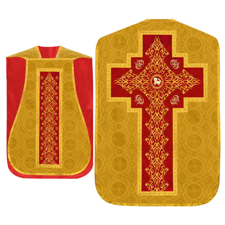 Fiddleback vestment with stole