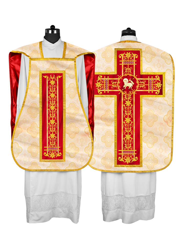 Vestimentas católicas con espalda de violín 