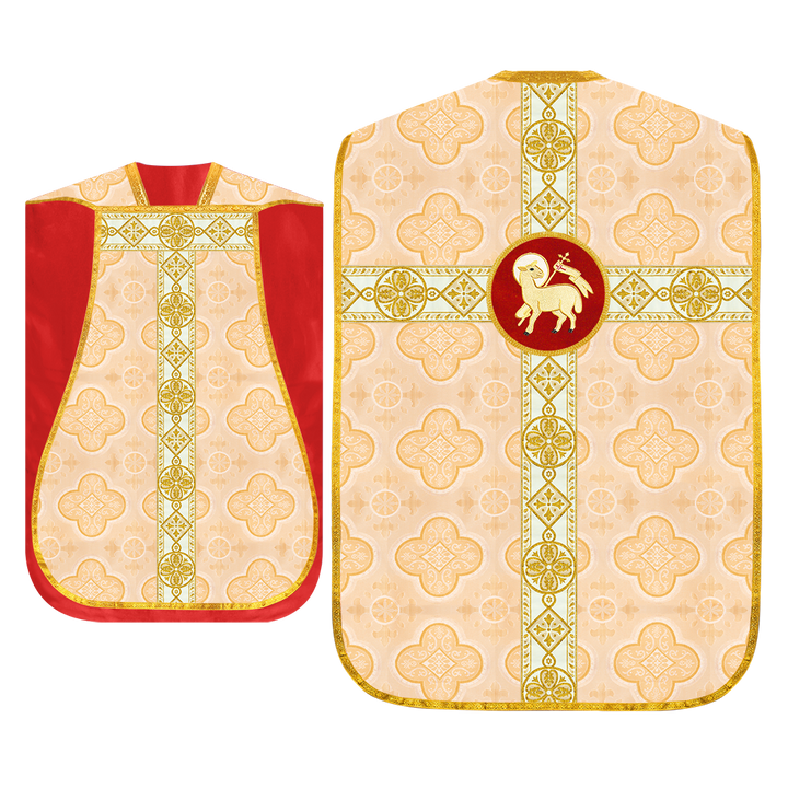 Fiddleback Vestment adorned with lace