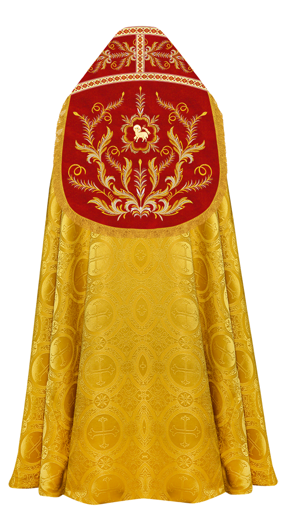 Traditional Embroidered Roman Cope Vestment