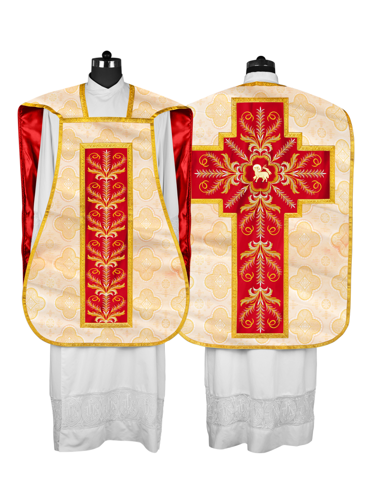 Roman Chasuble with liturgical motifs