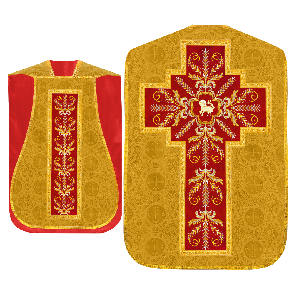 Roman Chasuble with liturgical motifs