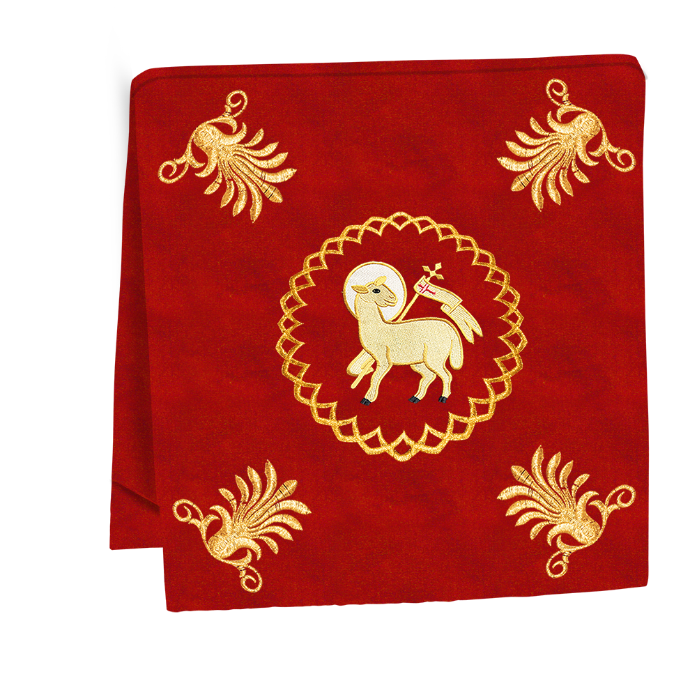 Liturgical Church Mass Set with Ornate Embroidered Details