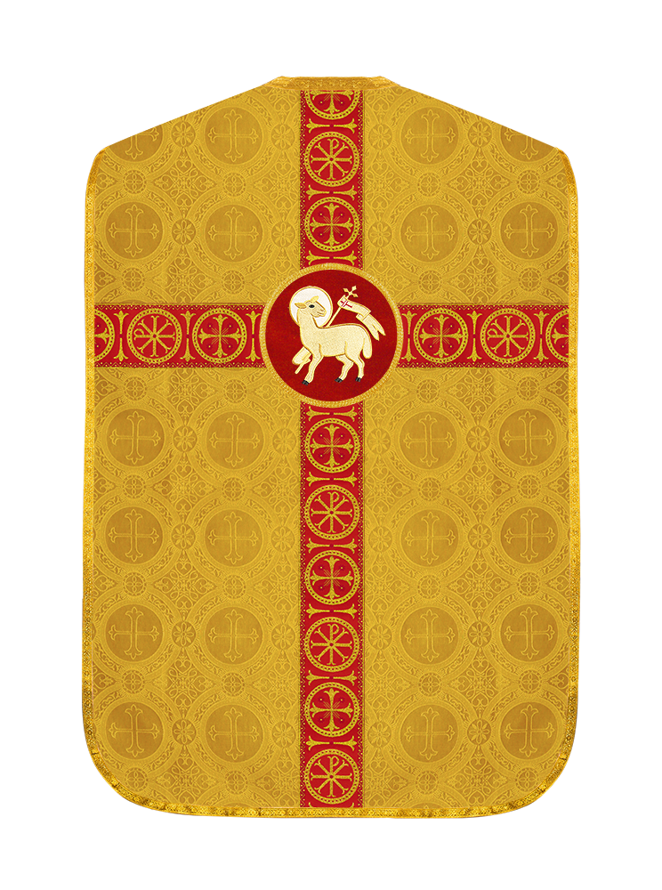 Roman Chasuble with Adorned Orphrey