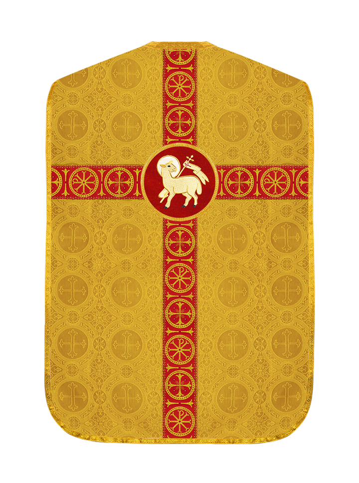 Roman Chasuble with Adorned Orphrey