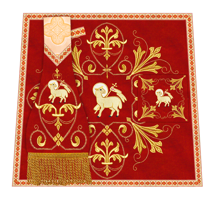 Spiritual Embroidery Mass Set Vestment