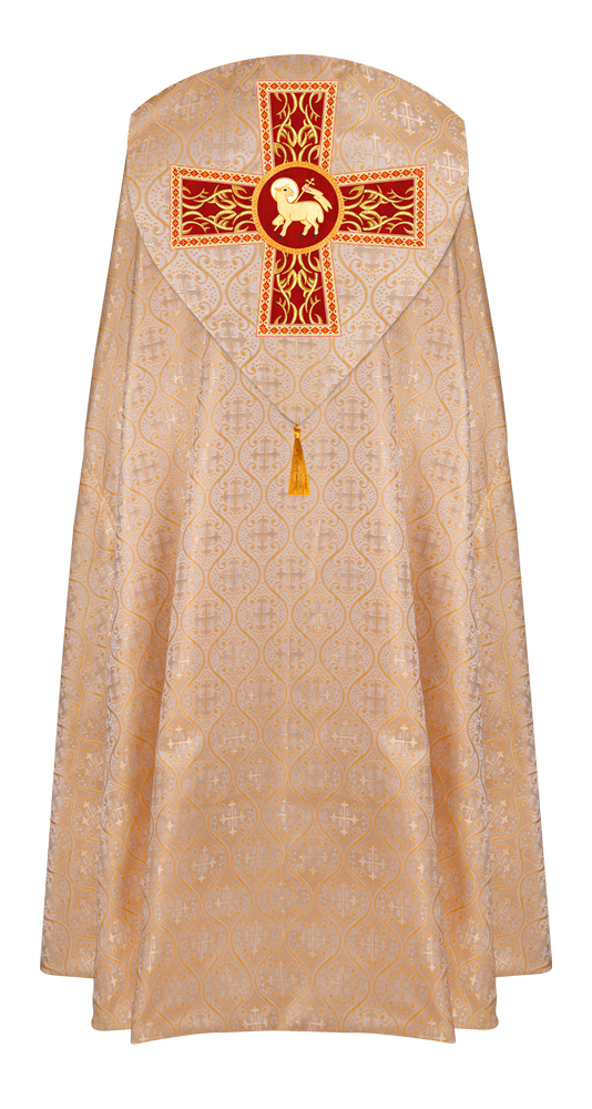 Gothic Cope Vestments With Liturgical Embroidery and Trims