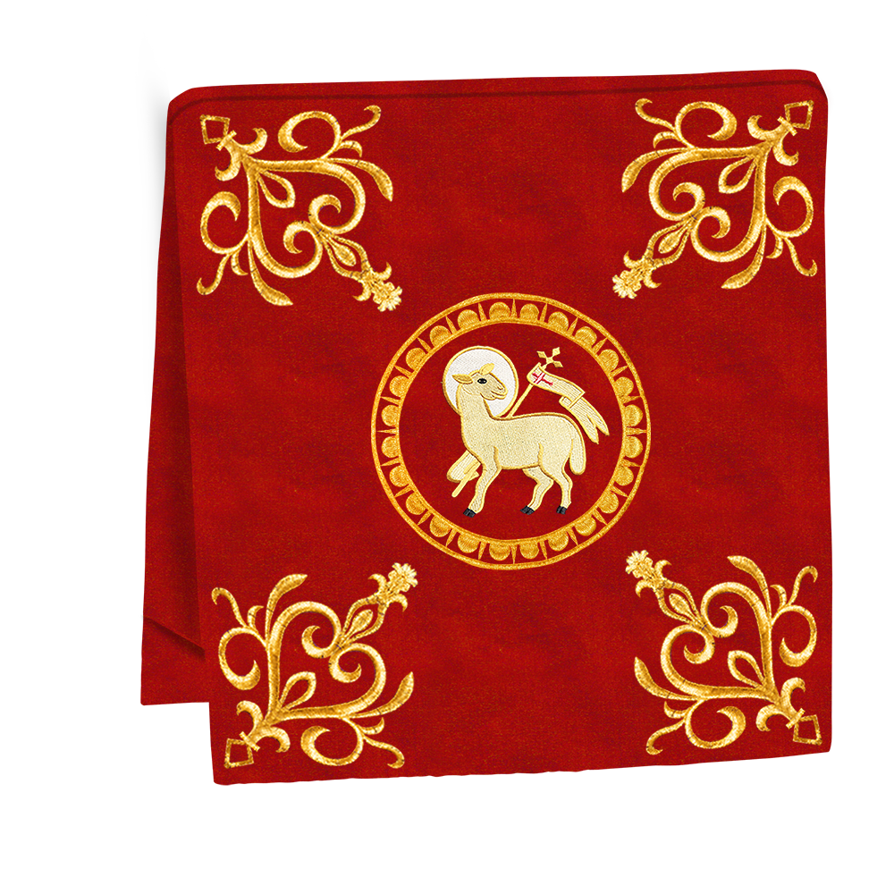 Liturgical Mass Set with Ornate Embroidery and Motif