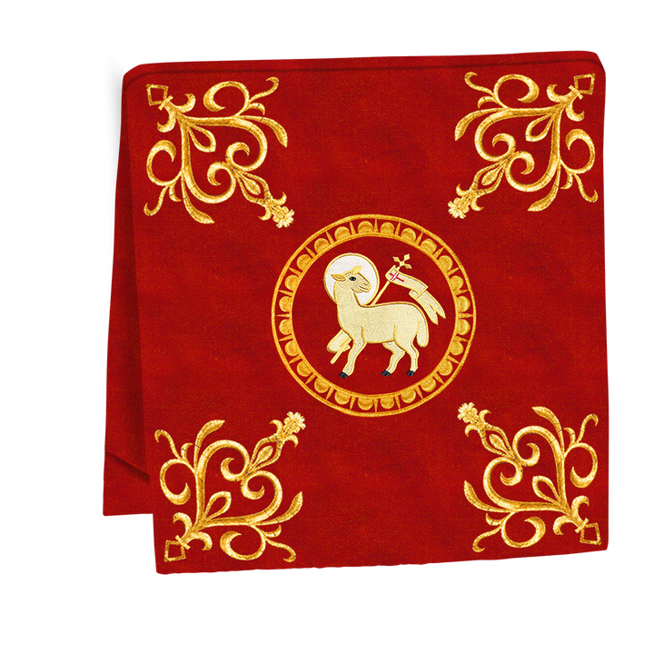 Liturgical Mass Set with Ornate Embroidery and Motif