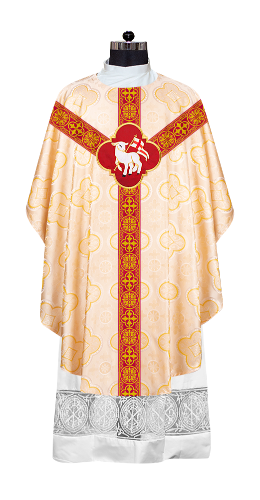 Gothic Chasuble with Ornate Braided Trims