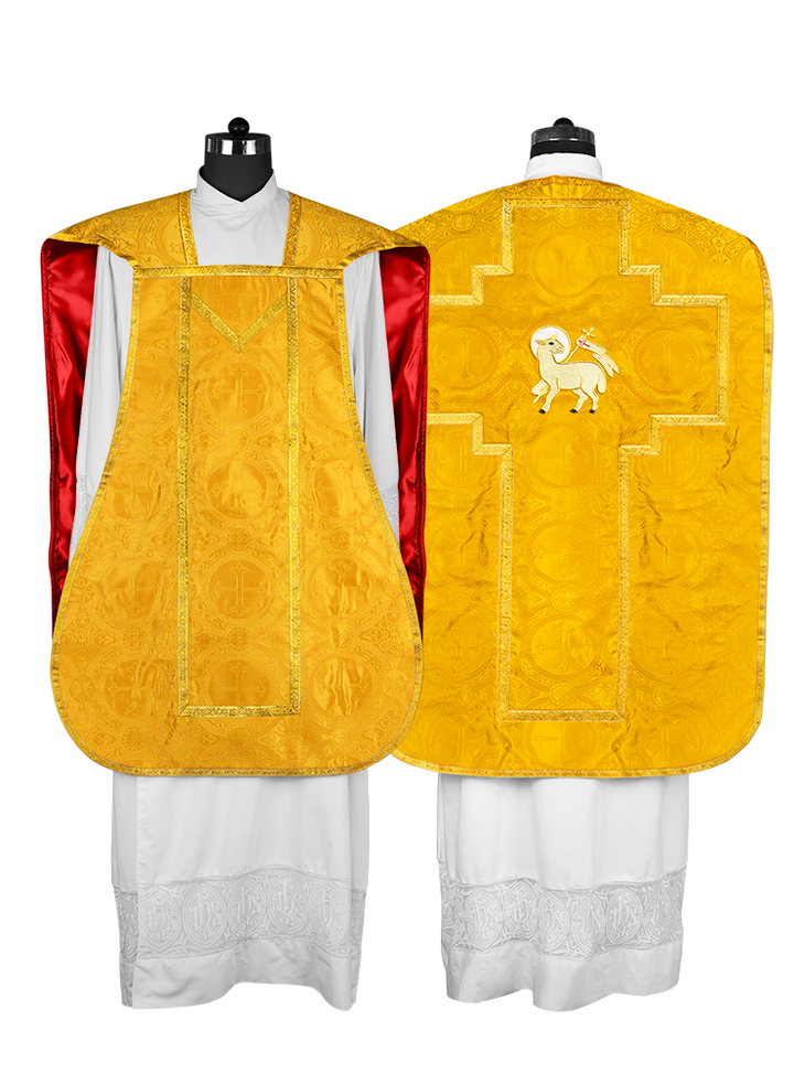 Roman Chasuble with adorned motif