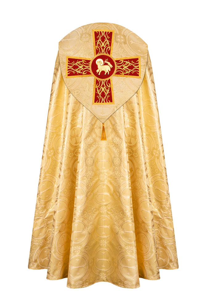 Gothic Cope Vestments With Liturgical Embroidery and Trims