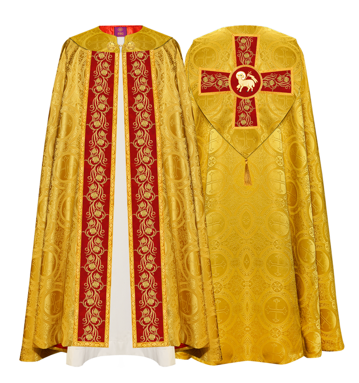 Gothic Cope Vestment with Ornate Embroidery