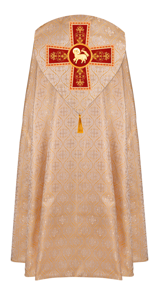 Gothic Cope Vestments With Colour Trims