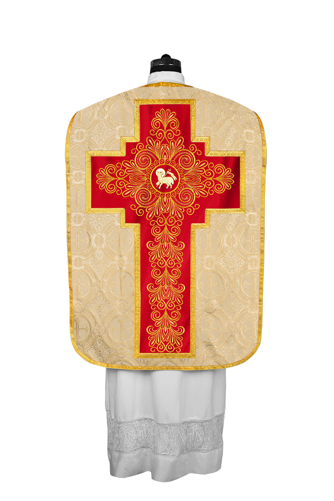 Fiddleback with adorned orphrey