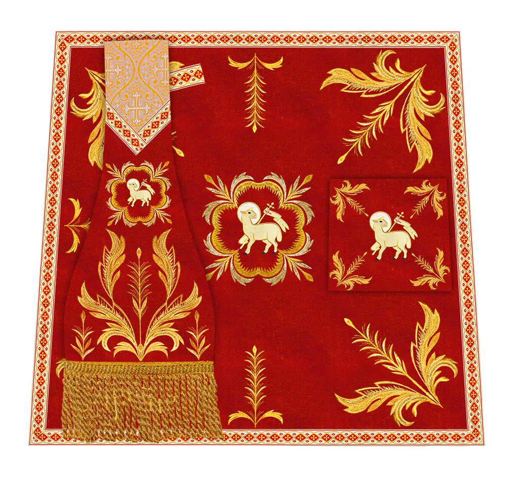 Borromean Chasuble Vestment With Liturgical Trims