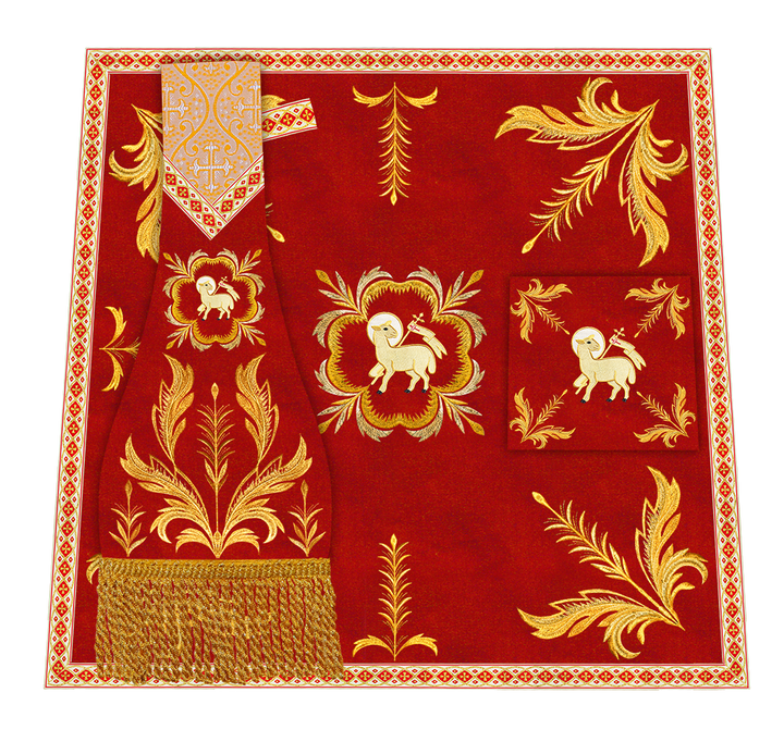 Borromean Chasuble Vestment With Liturgical Trims