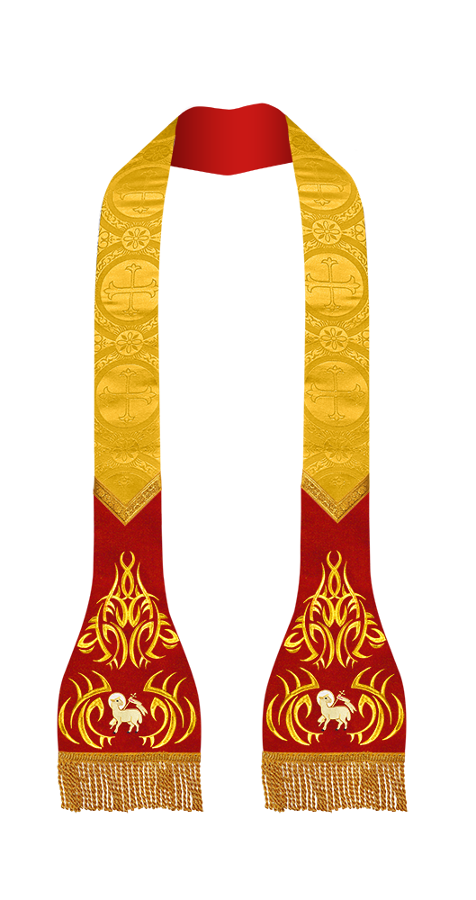 Roman Stole with Spiritual motif