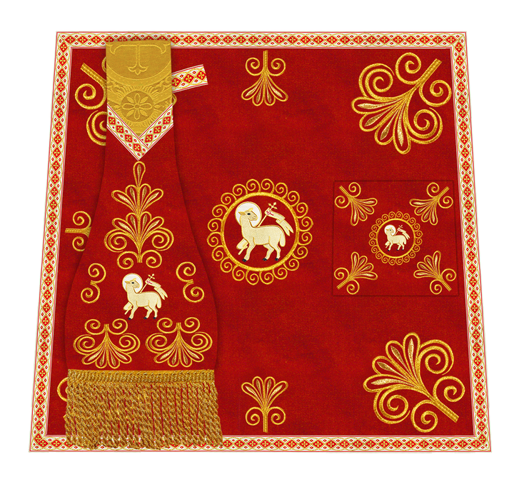 Ornate Embroidery Mass set with Motif