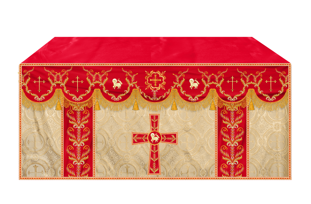 Church Altar Parament with Trims