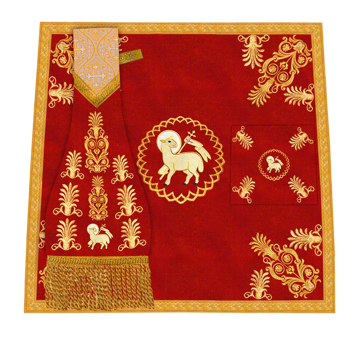 Mass set with solemn designs