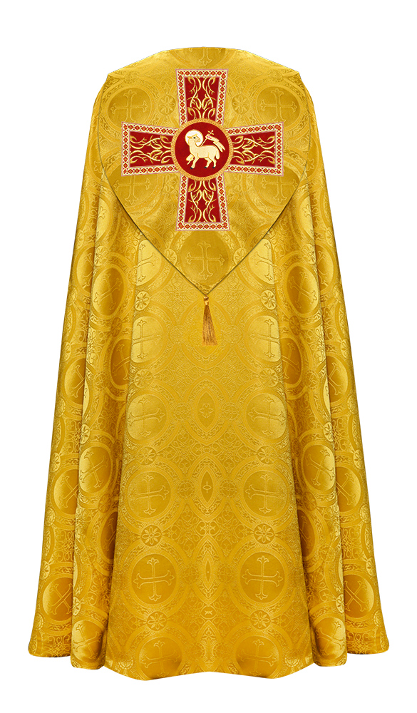 Gothic Cope Vestments With Liturgical Embroidery and Trims