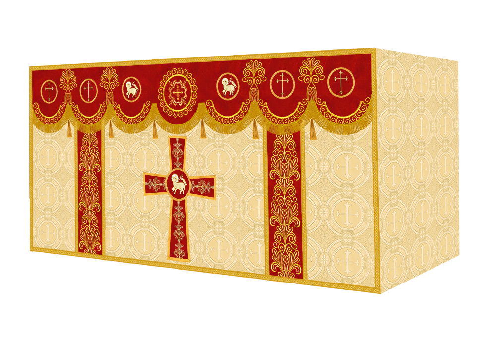 Altar Cloth with Liturgical Motif