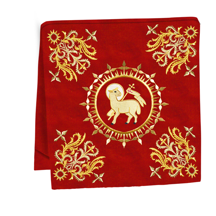 Premium Altar Mass Set with Ornate Embroidered Trims