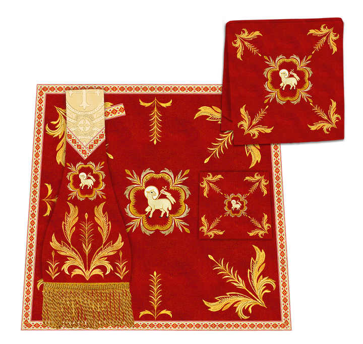 Monastic chasuble Vestments With Detailed braids and trims